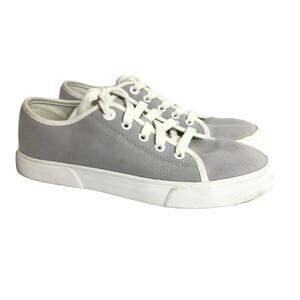 Vionic - Oasis Gray Canvas Lace Up Comfort Sneakers - Women's 8